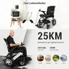 Elektrorollstuhl Elektrisch Faltbar Leicht bis 150KG, Produktbild-Vorschau 6