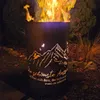 Feuertonne, Feuerkorb, Feuerschale mit Motiv BERGE - Die Produktbild-Vorschau 13