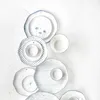 6er Set Tassen Becher IRIS BLUE POPPY Blumen 300ml weiß Produktbild-Vorschau 4