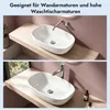 doporro Aufsatzwaschbecken Keramik Waschbecken Waschschlae Produktbild-Vorschau 5