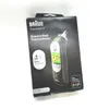 The image shows the retail packaging of a Braun ThermoScan 7 ear thermometer against a white background. Produktbild-Vorschau