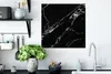 MuchoWow® Poster Weiß - Marmor - Schwarz - Steine 50x50 cm Produktbild-Vorschau 3
