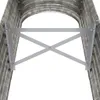 Podwyższone łóżko Stal malowana proszkowo 152x40x36 cm Podgląd zdjęcia produktu 5