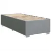 Boxspringbett mit Matratze Hellgrau 90x190 cm Stoff, Produktbild-Vorschau 8