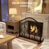 HOMCOM Kaminschutzgitter, Kamingitter mit magnetischen Produktbild-Vorschau 6
