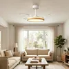 HOMCOM Plafondventilator met LED-verlichting, intrekbare Productafbeelding-voorbeeld 2