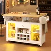Flieks Kücheninsel mit RGB LED Beleuchtung, beidseitig Produktbild-Vorschau 1