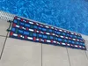 Chaise longue da spiaggia pieghevole quattro pezzi blu Anteprima dell’immagine prodotto 2