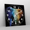 Wanduhr - Quadrat - Glasuhr - Bunt Elefant Fotografie - Produktbild-Vorschau 4