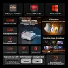A collage of product features and specifications for a GEEKOM Mini PC A7 Max. Produktbild-Vorschau
