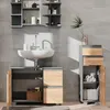 Vicco Badmöbel-Set J-Shape, 3 Teile, Anthrazit/Goldkraft Produktbild-Vorschau 4