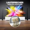 deleyCON Multimedia Lautsprecher Wanddose 7.1 Surround Produktbild-Vorschau 5