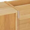 Stojan na monitor Relaxdays, bambus, zásuvka a 5 přihrádek, Náhled obrázku produktu 8