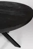 Zita Home Esstisch 120cm rund echtes Massivholz Schwarz mit Produktbild-Vorschau 5