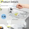 1,5-Liter-Karaffe aus Borosilikatglas, Deckel, Produktbild-Vorschau 5