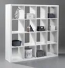 Raumteiler - Weiß - 147 x 147 cm - mit 16 Fächern Produktbild-Vorschau 8