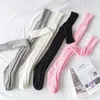 Strickstrümpfe Damen, dehnbare Winter-Overknee-Strümpfe, Produktbild-Vorschau 3