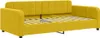 vidaXL Tagesbett Ausziehbar Gelb 100x200 cm Samt Produktbild-Vorschau 6