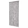 vidaXL Rideau moustiquaire gris et blanc 90x220 cm chenille Voir les images du produit 9
