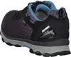 A side view of a black and blue hiking shoe. Produktbild-Vorschau