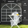 Outsunny Jeu de 2 parties latérales pour pavillon 3x3/3x6 Voir les images du produit 6