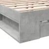 Bettgestell mit Schubladen Betongrau 150x200 cm Produktbild-Vorschau 8