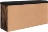 vidaXL Lavice na boty kouřový dub 102x32x50 cm materiál na Náhled obrázku produktu 7