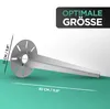 4x Erdspieß Metall 30cm für Gartenleuchte Außenleuchte Produktbild-Vorschau 3