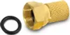 A brass fitting and a black O-ring are shown on a white background. Produktbild-Vorschau