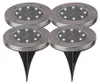 4er Set LED Solar Steckleuchten, Edelstahl, Akku, D 13 cm Produktbild-Vorschau 1