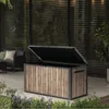 Keter Gartenbox "Sierra" 643L - 144x70x73 cm - naturgetreue Produktbild-Vorschau 3