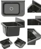 Granitan - Lavatoio - Lavandino 6,5x21,5 cm - Lavello nero Anteprima dell’immagine prodotto 6
