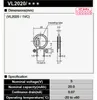 Panasonic VL2020 3V Akku wiederaufladbar mit Lötfahnen für Produktbild-Vorschau 9