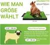 Homdox Hundeklo Hundetoilette, mit Tablett Kunstrasen Gras Produktbild-Vorschau 7
