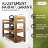 CASARIA® Étagère à chaussures 3 niveaux Meuble de rangement Voir les images du produit 3
