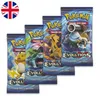 A collection of Pokemon trading card game booster packs. Produktbild-Vorschau