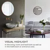 Elegance by Casa Chic - Ružovo-zlaté kovové nástenné Náhľad obrázku produktu 3