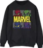Marvel - Sweatshirt für Herren BI35444 (L) (Schwarz) Produktbild-Vorschau 1