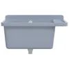 Lavabo a Parete Grigio 60x40x28 cm in Resina Anteprima dell’immagine prodotto 10