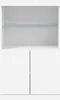 vidaXL Sideboard mit LED-Leuchten Weiß 60,5x37x100 cm Produktbild-Vorschau 6