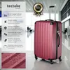 Set de 3 Valises Trolley Rigides - ABS - rouge Voir les images du produit 2