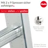 Hailo S80 ProfiStep Duo Alu-Schiebeleiter - 2 x 9 Sprossen Produktbild-Vorschau 3