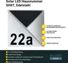 MeLiTec Solar-Hausnummer SH07, moderne LED-beleuchtete Produktbild-Vorschau 4