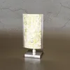 Abatjour Zeitgenössische Schatten Metall Weißes Glas Produktbild-Vorschau 1