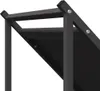 vidaXL Stojan na palivové dřevo černý 70x43x34,5 cm Ocel Náhled obrázku produktu 7