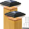 Forever 4 Stück Solar Pfostenleuchten, 8LED Solarleuchten Produktbild-Vorschau 14