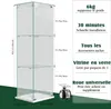 Glasvitrine auf Ständer, Kollektion, 3 Ablagen, 1 Tür, Produktbild-Vorschau 2