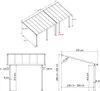 Palram - Canopia Aluminium Terrassenüberdachung Olympia Produktbild-Vorschau 7
