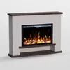 Garlivo Elektrokamin 'CATANIA Weiss/ Wenge' | LED Produktbild-Vorschau 3