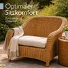 Cuscino Beautissu Lounge Outdoor Beige XLuna, 60x60 cm Anteprima dell’immagine prodotto 2